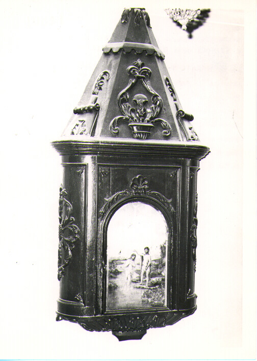 battesimo di Cristo (dipinto) - ambito lucano (sec. XIX)