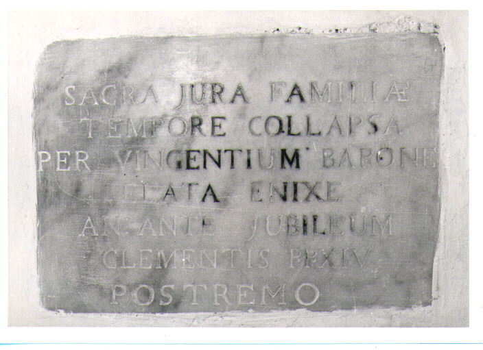 lastra - bottega lucana (sec. XVIII)