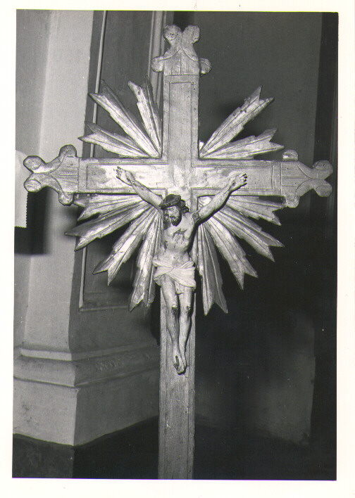 crocifissione di Cristo (scultura) - bottega lucana (sec. XIX)