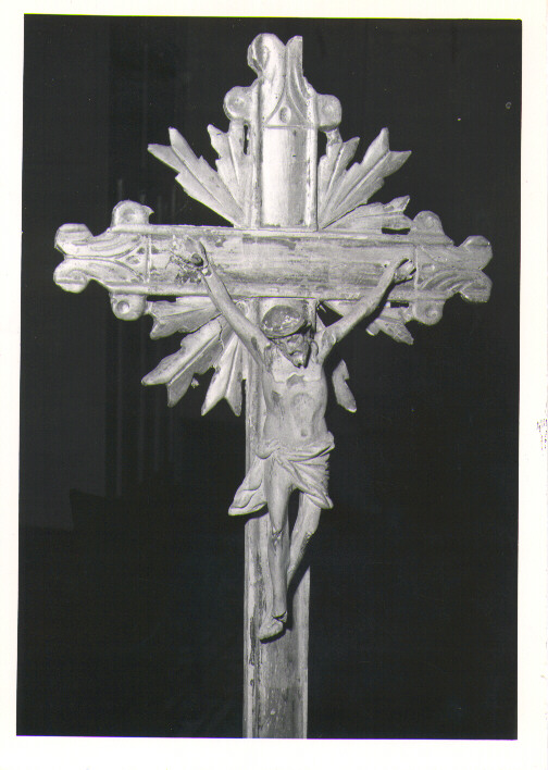 Cristo crocifisso (scultura) - bottega lucana (sec. XIX)