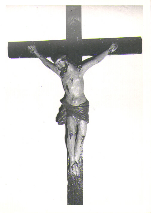 crocifisso - bottega lucana (sec. XVIII)