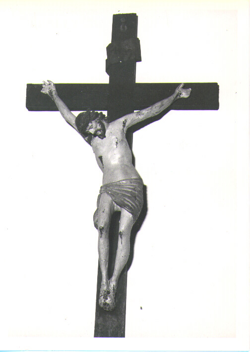 crocifisso - bottega lucana (sec. XVIII)