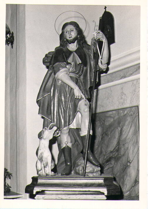 San Rocco (statua) - bottega lucana (sec. XIX)