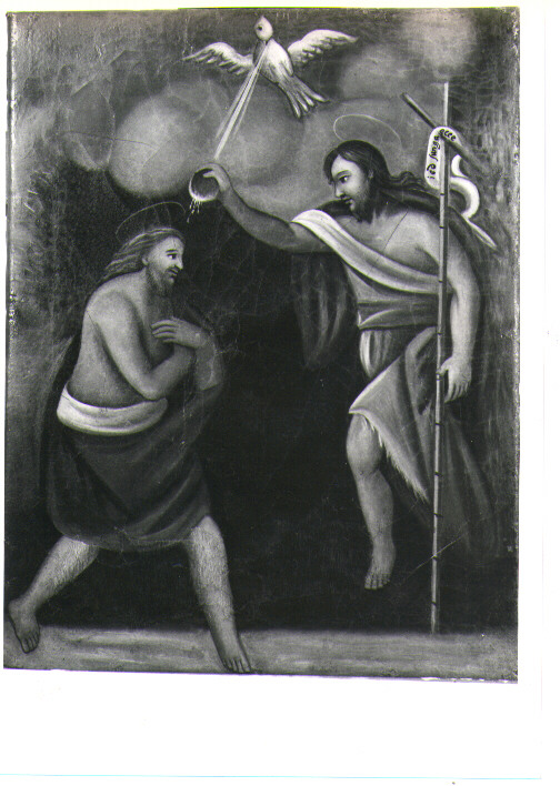 battesimo di Cristo (dipinto) - ambito lucano (sec. XIX)