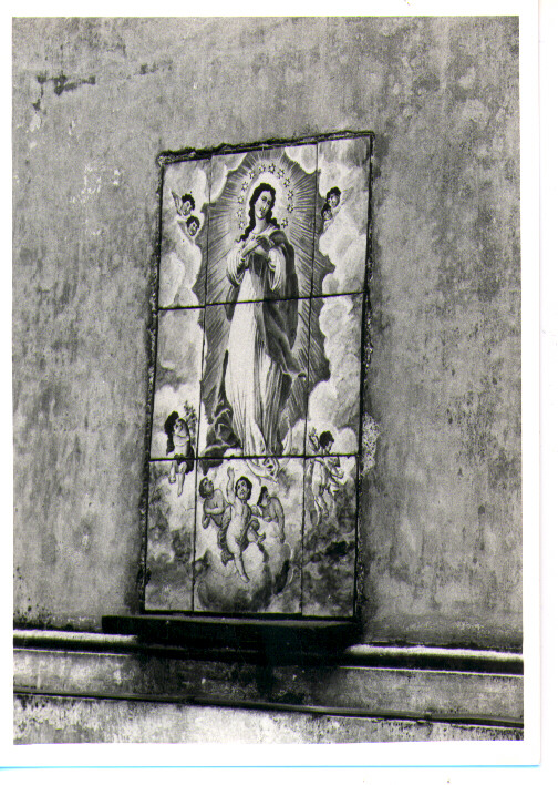 Madonna Assunta con angeli (edicola) - bottega lucana (sec. XIX)