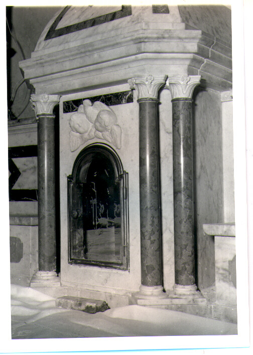 tabernacolo - a tempietto - bottega lucana (sec. XX)