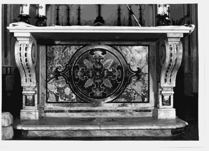 altare - bottega Italia meridionale (prima metà sec. XVIII, sec. XX)