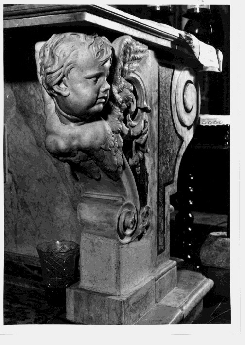 cherubino (mensola) - bottega Italia meridionale (prima metà sec. XIX)