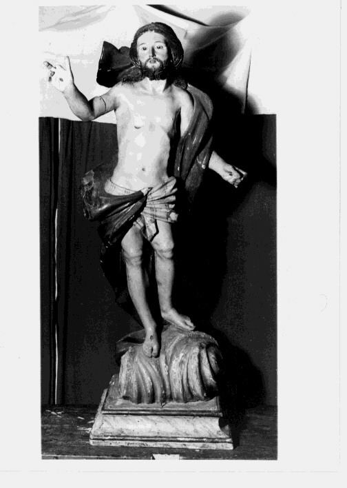 Cristo risorto benedicente (statua) - bottega lucana (prima metà sec. XX)