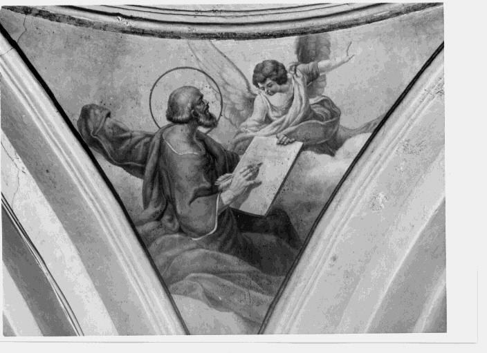 San Matteo e l'angelo (dipinto) - ambito lucano (inizio sec. XX)
