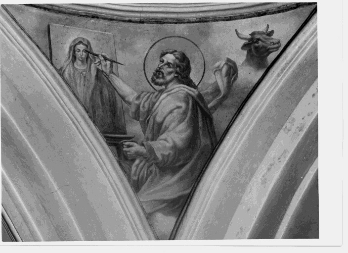 San Luca ritrae la Madonna (dipinto) - ambito Italia meridionale (inizio sec. XX)