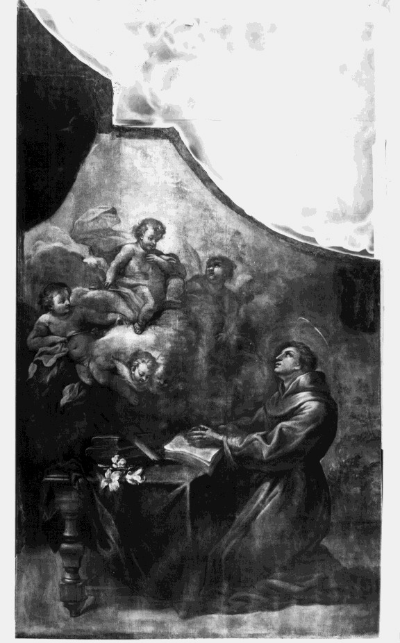 Sant'Antonio da Padova (dipinto) di Cusati Gaetano (sec. XVIII)