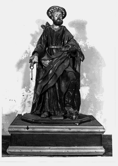 San Pietro (statua) - bottega lucana (sec. XVIII)