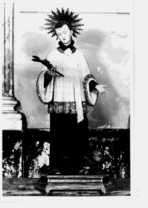 San Luigi, Santo (statua) - bottega Italia meridionale (prima metà sec. XX)