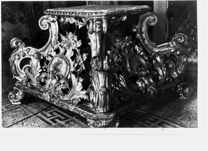 base processionale - bottega lucana (sec. XIX)