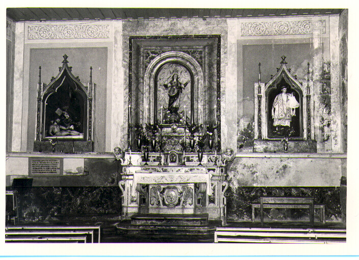 altare maggiore - bottega lucana (seconda metà sec. XVIII)