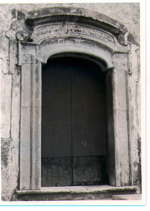 portale - bottega Italia meridionale (sec. XVIII)