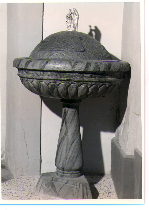 fonte battesimale - bottega Italia meridionale (fine/inizio secc. XVII/ XVIII)