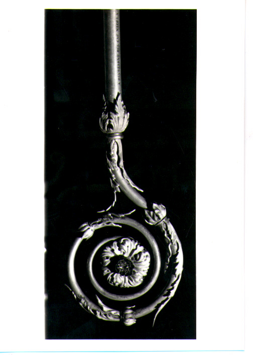 attributo iconografico di immagine sacra - manifattura napoletana (seconda metà sec. XIX)