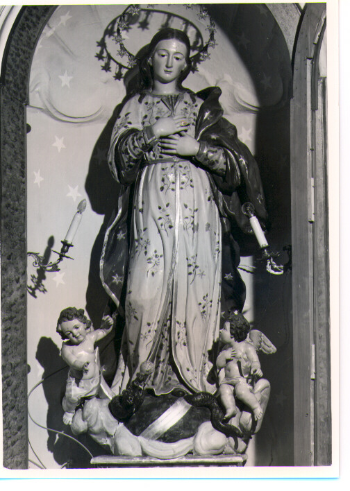 Madonna Immacolata (scultura) - bottega Italia meridionale (seconda metà sec. XVIII)
