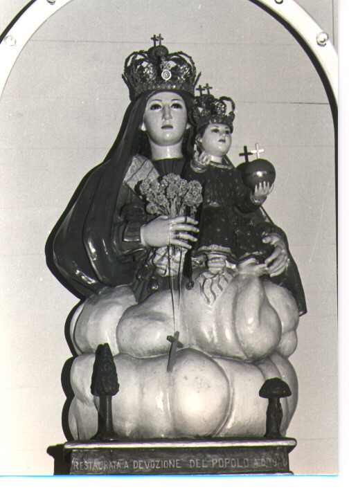 Madonna con Bambino (scultura) - bottega lucana (prima metà sec. XIX)