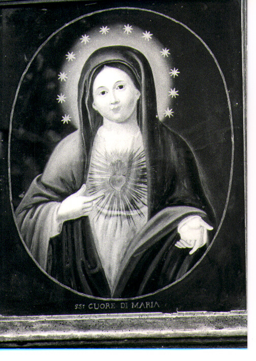Sacro Cuore di Maria (dipinto) - ambito Italia meridionale (sec. XIX)