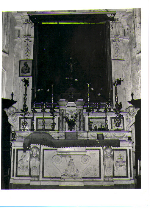altare maggiore - bottega Italia meridionale (sec. XIX)