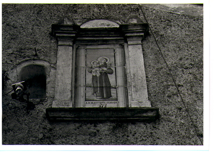 Sant'Antonio da Padova (pannello) - bottega Italia meridionale (sec. XIX)