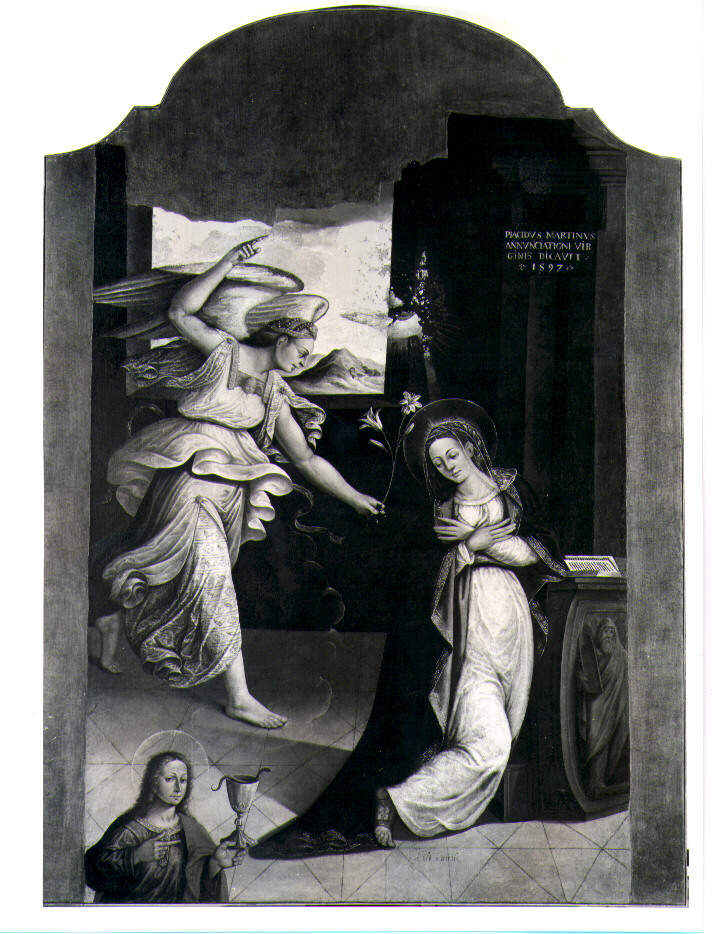 Annunciazione (dipinto) di Vitale Felice (sec. XVI)