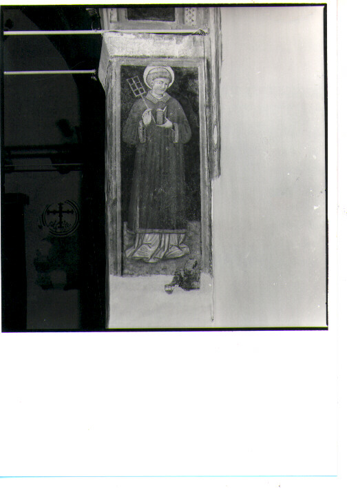 San Lorenzo e committente, San Lorenzo (dipinto) - ambito umbro-marchigiano (sec. XV)