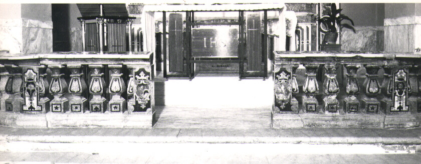 balaustrata - bottega napoletana (prima metà sec. XVIII)