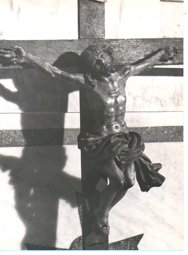 Cristo crocifisso (scultura) - manifattura napoletana (prima metà sec. XVIII)