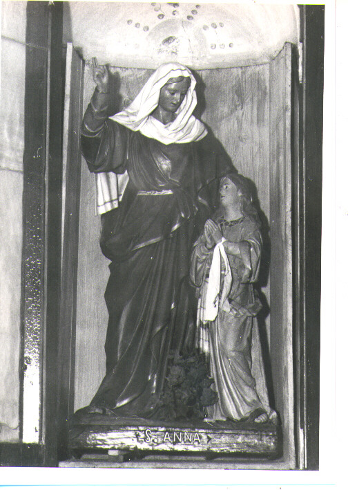 educazione di Maria Vergine (gruppo scultoreo) - bottega leccese (fine sec. XIX)