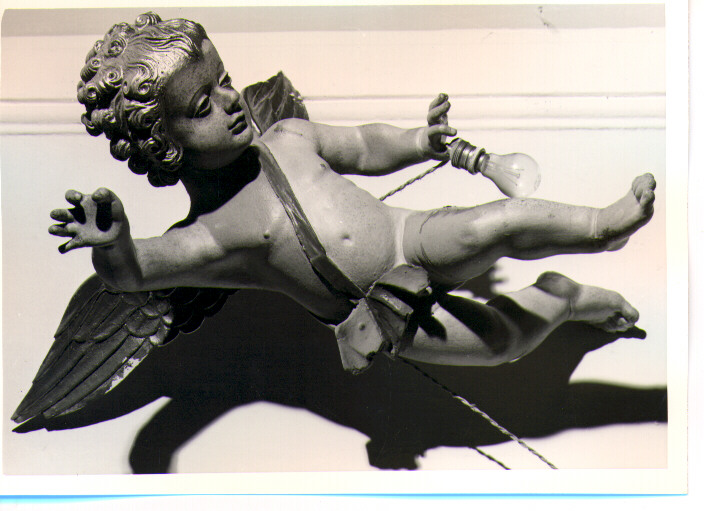 candelabro, serie - bottega lucana (fine/inizio secc. XVII/ XVIII)