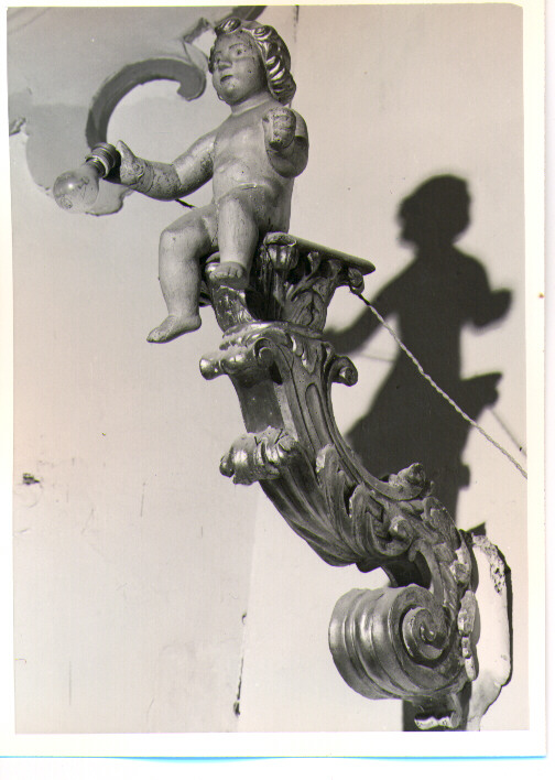 candelabro - bottega lucana (fine/inizio secc. XVII/ XVIII)