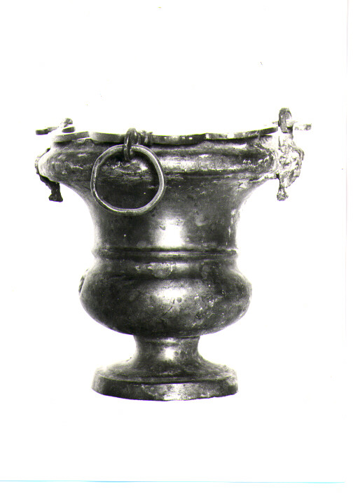 secchiello per l'acqua benedetta - bottega napoletana (metà sec. XIX)