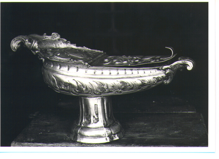 navicella portaincenso - manifattura napoletana (sec. XVIII)