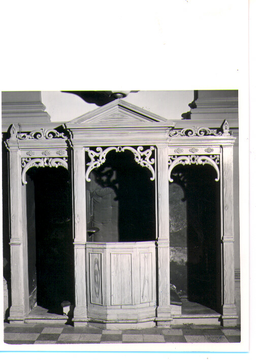 confessionale, serie - bottega Italia meridionale (inizio sec. XX)