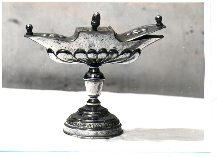 navicella portaincenso - bottega napoletana (prima metà sec. XIX)