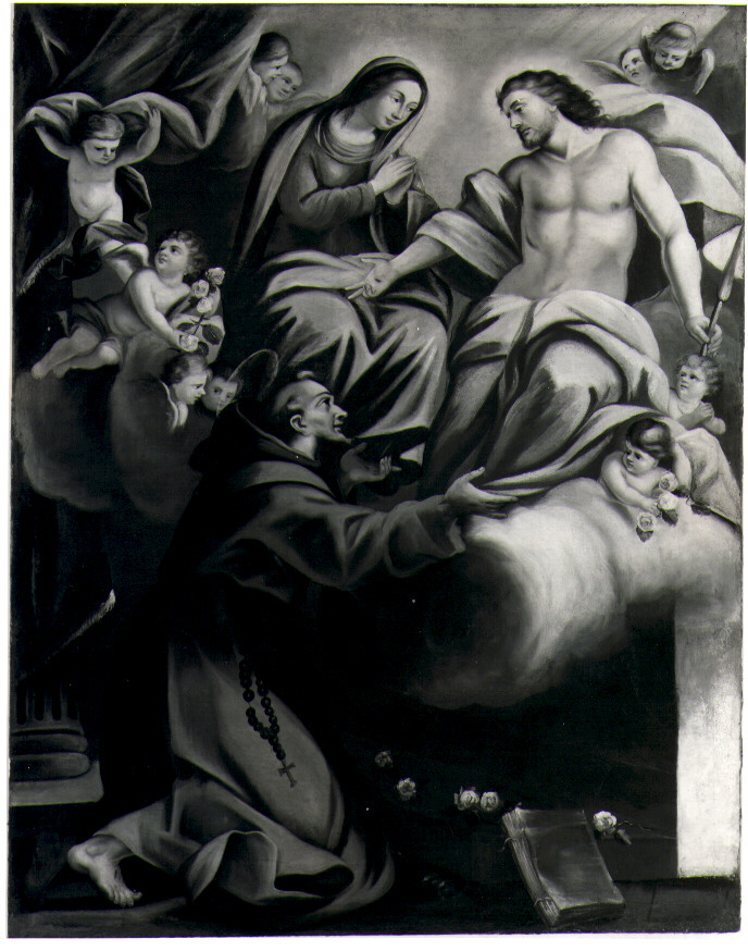 estasi di San Francesco d'Assisi (dipinto) - ambito Italia meridionale (sec. XVIII)