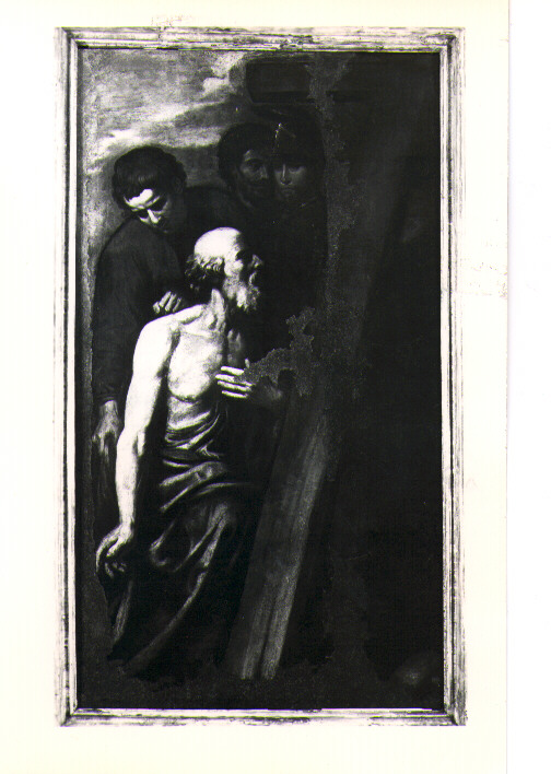Sant'Andrea condotto al martirio (dipinto) di Sellitto Carlo (attribuito) (sec. XVII)