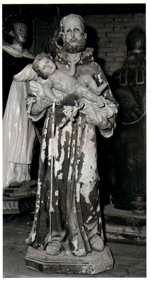 Santo francescano (statua) - bottega Italia meridionale (sec. XVIII)
