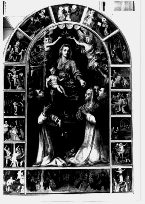 Madonna del Rosario (dipinto) di Giovanni de Gregorio detto Pietrafesa (inizio sec. XVII)