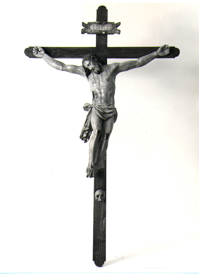 Cristo crocifisso (scultura) - bottega Italia meridionale (metà sec. XVIII)