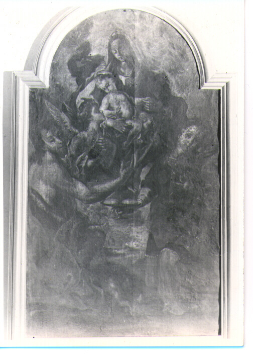 Madonna con Bambino e Santi (dipinto) - ambito Italia meridionale (seconda metà sec. XVI)