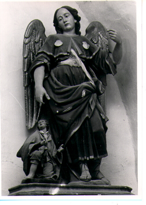 San Raffaele e Tobiolo, Santi (scultura) - bottega Italia meridionale (sec. XVIII)