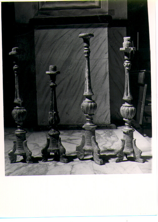 candeliere - bottega Italia meridionale (sec. XVIII)