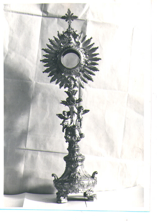 ostensorio - bottega napoletana (sec. XVIII)