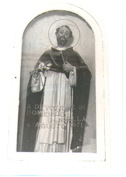 San Domenico (statua) - bottega Italia meridionale (metà sec. XIX)