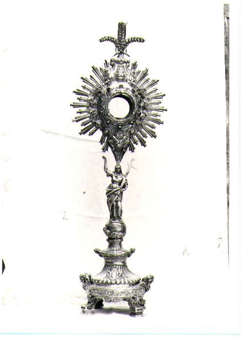 reliquiario - a ostensorio di Sisino Gabriele (sec. XIX)